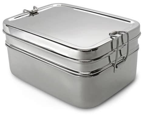 metal lunch box dimensions|large lunch box with compartments.